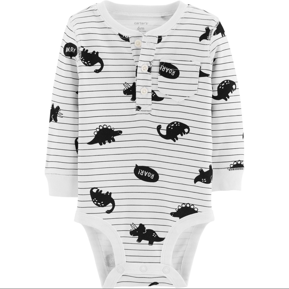 🦖Collectible Carter’s Dino Bodysuit NWT